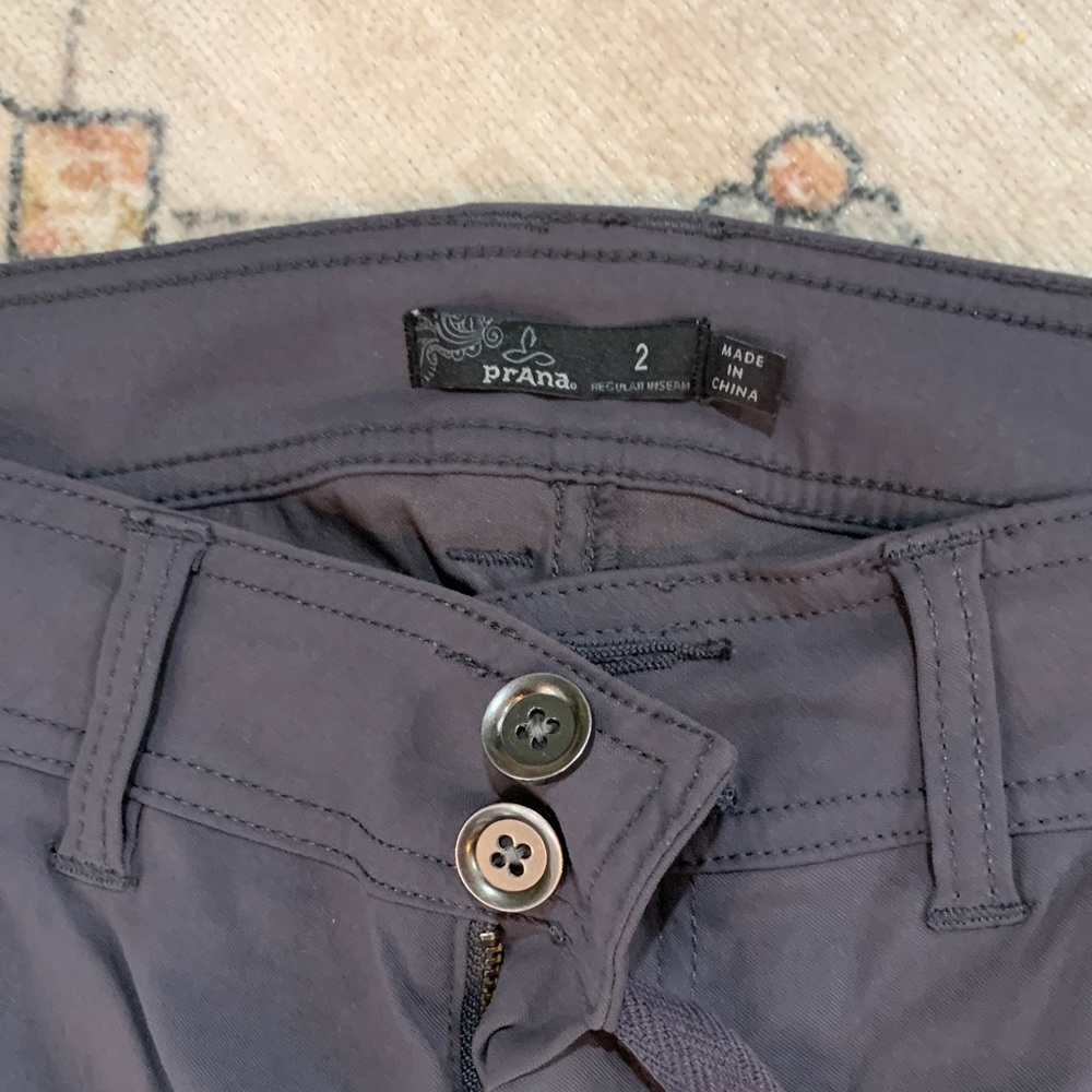 Prana Womens Gray Chino Pants - Slate